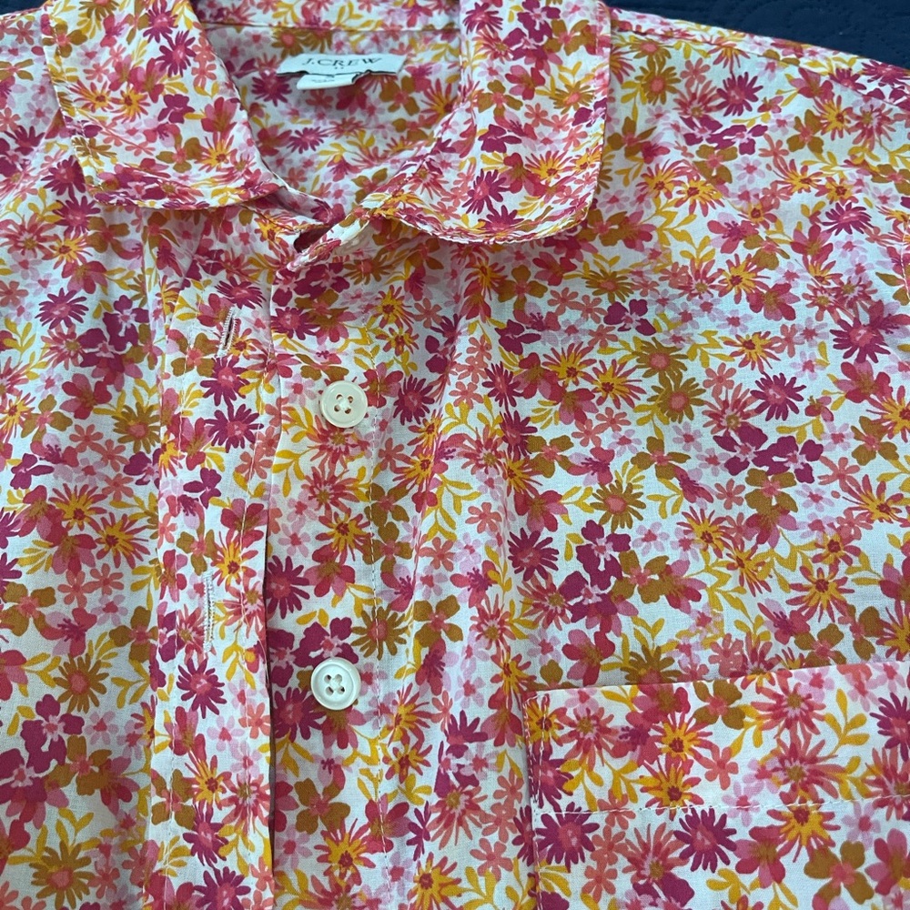 J. Crew Pink Button Down Casual Shirt with Long Sleeves size S - Picture 4 of 8